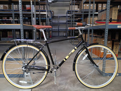 #1566 – City Bike 3-Speed | Black & Tan (Size 48cm,Good Condition)