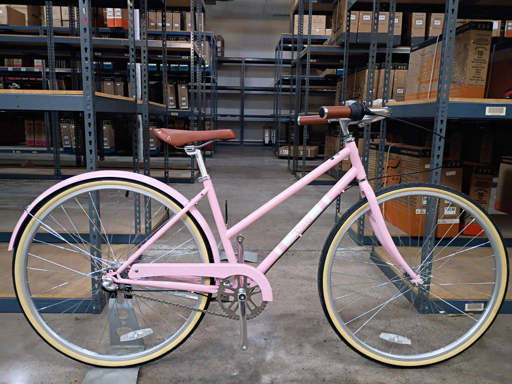 #1572 – City Bike 3-Speed | Bubble Gum (Size 43cm, Excellent Condition)