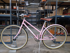 #1572 – City Bike 3-Speed | Bubble Gum (Size 43cm, Excellent Condition)