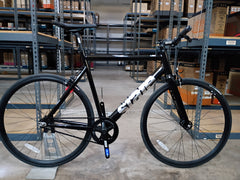 #1574 – 6061 Black Label v3 | Black/Mirror / Riser Bars / 700x25c (Size 58cm, Good Condition)