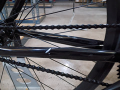 #1574 – 6061 Black Label v3 | Black/Mirror / Riser Bars / 700x25c (Size 58cm, Good Condition)