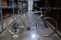 #1591 – Titanium All-Road | SRAM Apex / GX Mullet AXS + ENVE AG25 700c (Size Large, Like-New / Demo Bike)
