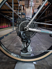 #1591 – Titanium All-Road | SRAM Apex / GX Mullet AXS + ENVE AG25 700c (Size Large, Like-New / Demo Bike)