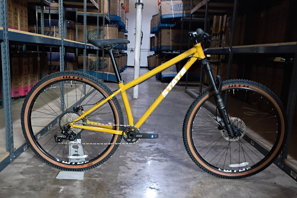 #1592 – 4130 Hardtail MTB | Pantia Gold / 29er (Size XS/S, Like-New / Pre-Production Sample)