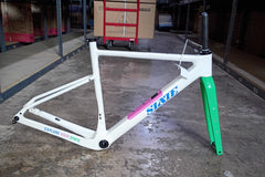 #1596 – Carbon All-Road V2 Frame+Fork Set | (Size Small (52cm), Fair Condition – Team Rider Bike)