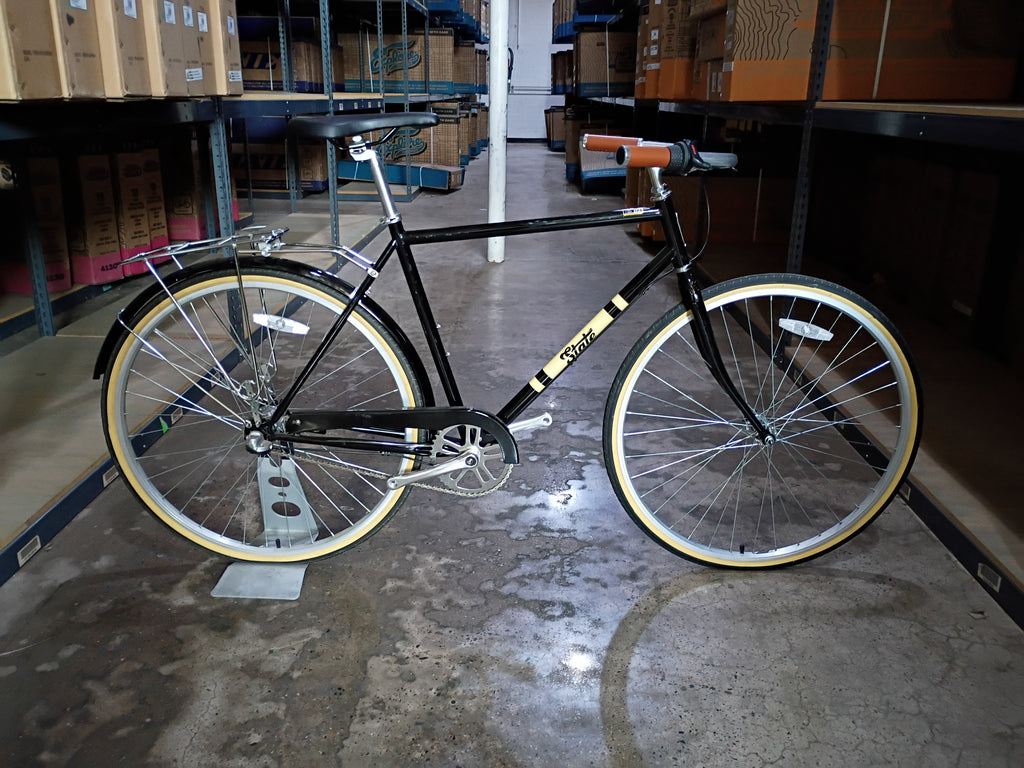 #1621 – City Bike 3-Speed | Black & Tan (Size 53cm, Good Condition)