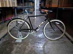 #1621 – City Bike 3-Speed | Black & Tan (Size 53cm, Good Condition)