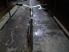 #1634 – 4130 Fixed-Gear / Single Speed | Hammered Powder Coat / Riser Bars (Size 59cm, Like-New)