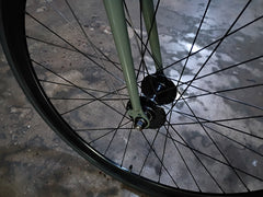 #1638 – Core Line | Earthstone / Bullhorn Bars (Size 50cm, Excellent Condition – Mismatched Hubs)