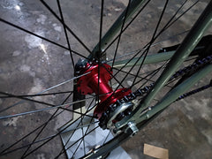 #1638 – Core Line | Earthstone / Bullhorn Bars (Size 50cm, Excellent Condition – Mismatched Hubs)