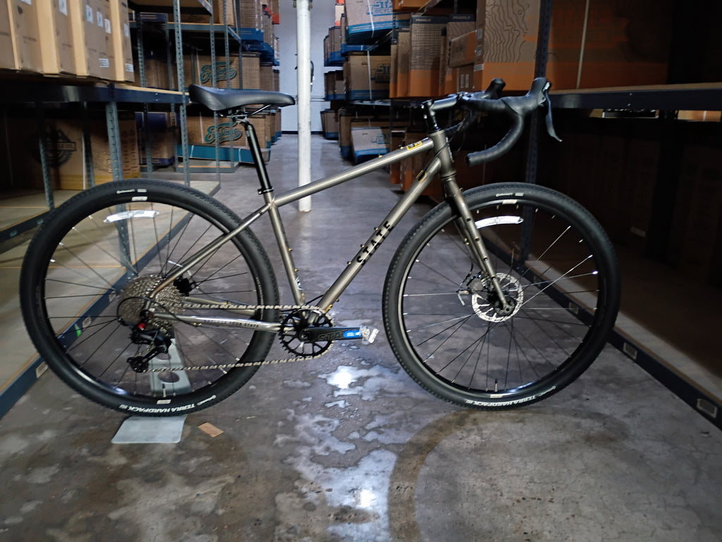 #1639 – 4130 All-Road V2 / 12-Speed / UDH | Raw / Drop Bars / 700c (Size XS 43cm, Brand New / Open Box)
