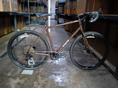 #1662 – 4130 All-Road V2 / 12-Speed / UDH | Root Beer / Drop Bars / 700c (Size Large- 55cm, Like-New)