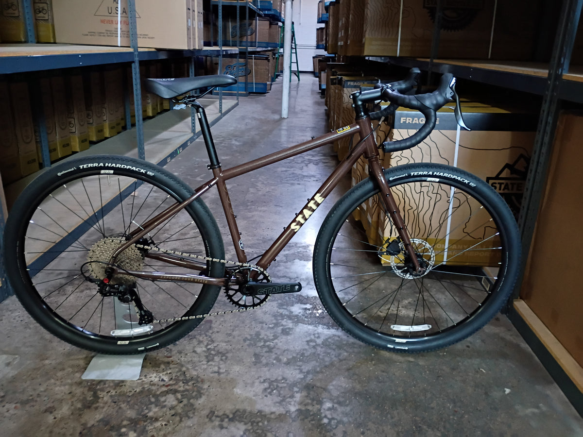 #1674 – 4130 All-Road | Root Beer / Drop Bars / 700c (Size X-Small 43cm, Brand New / Open Box)