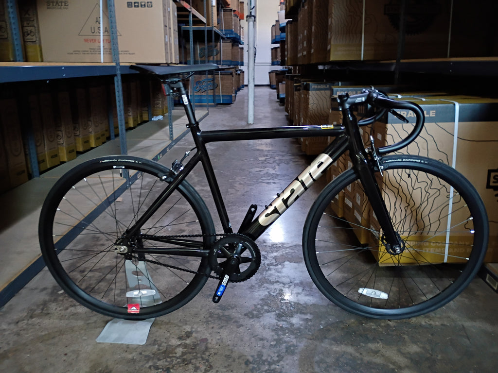 #1680 – 6061 Black Label V3 | Matte Black / Mirror / Drop Bars (Size 52cm, Brand New / Open Box)