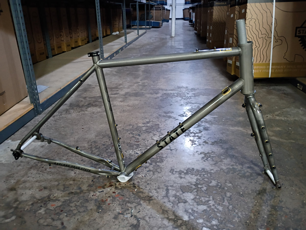 #1688 – 4130 All-Road Frameset | Raw / UDH (Size Large- 55cm, Brand New / Open Box)
