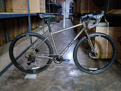 #1693 – 4130 All-Road V2 / 12-Speed / UDH | Raw / Drop Bars / 700c (Size Small / 47cm, Brand New / Open Box)