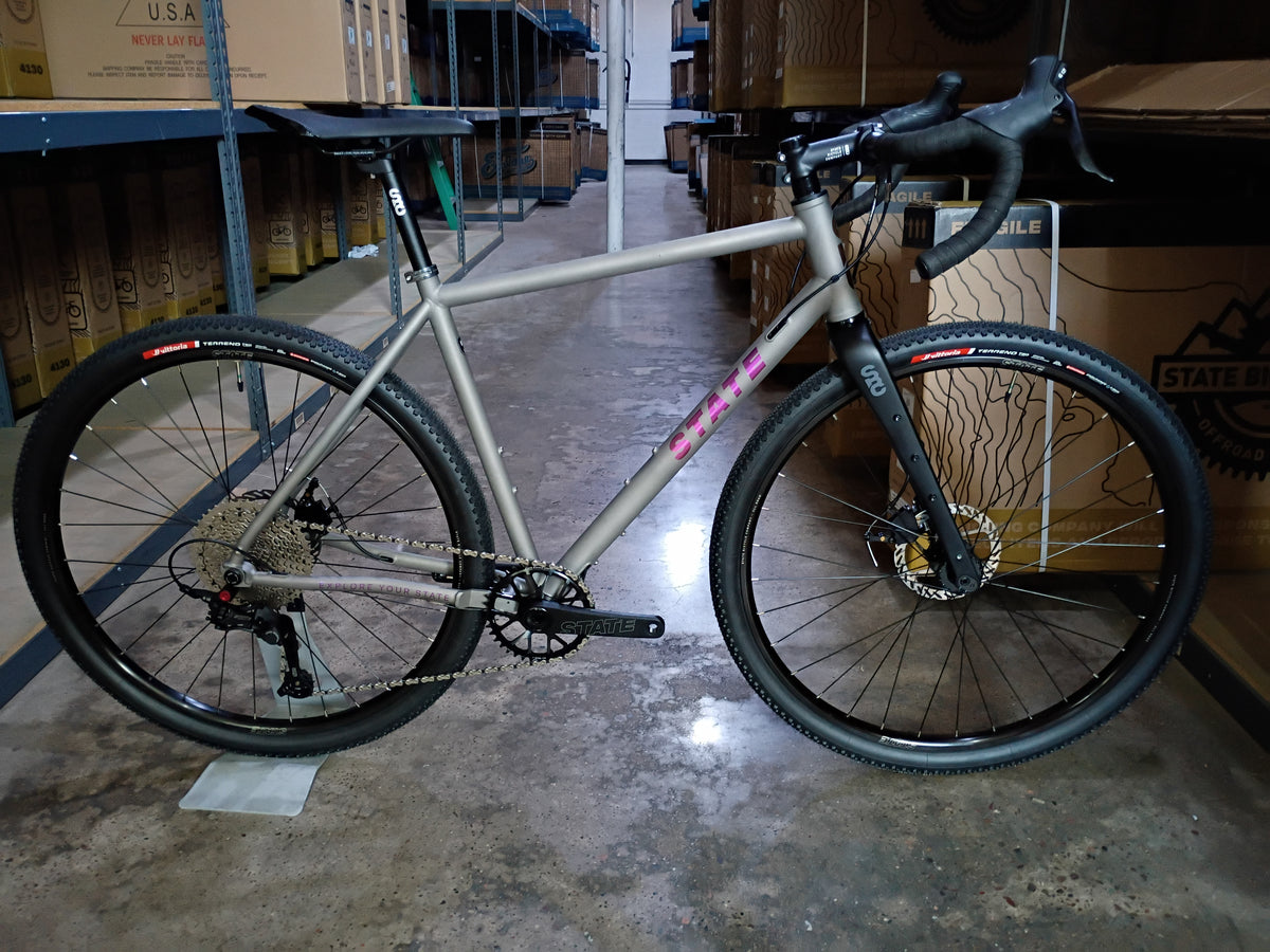 #1696 – Titanium All-Road | Titanium / 12-Speed / Drop Bars / 700c (Size Medium, Brand New / Open Box)