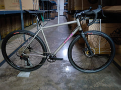 #1696 – Titanium All-Road | Titanium / 12-Speed / Drop Bars / 700c (Size Medium, Brand New / Open Box)