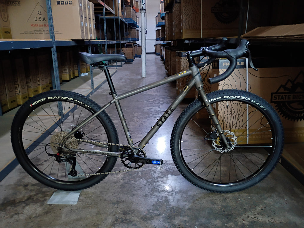 #1698 – 4130 All-Road 12-Speed | Raw / Drop Bars / 650b (Size 43cm, Brand New / Open Box)