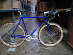#1710 – 4130 Road V2 / 8-Speed | Sapphire & Chrome / Drop Bars / 700c (Size 59cm, Brand New / Open Box)