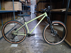 #1713 – 4130 Trail MTB / 11-Speed | Sagebrush Green / 29er / RockShox Fork (Size S/M, Brand New / Open Box)