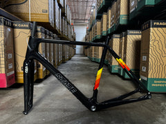 #1416 – Carbon All-Road (v1) Frameset | Black/Ember (Size 59cm / XL, Very Good Condition)