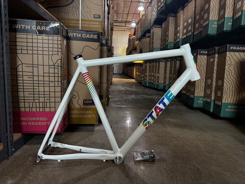 #1420 – Undefeated Disc Road Frame | Pearl (Size 62cm, Very Good Condition)