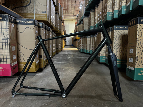 #1421 – 6061 All-Road Frameset | Dark Woodland (Size 58cm / L, Fair Condition)