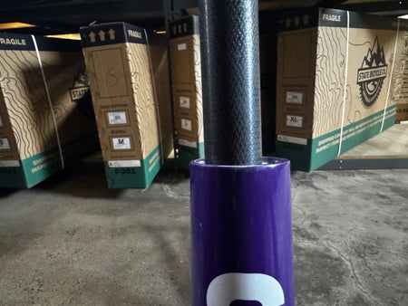 product #1422 – 6061 Black Label v3 Frameset | Purple/White (Size 61cm, Good Condition)