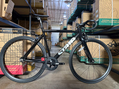 #1466 – 6061 Black Label v3 | Black/Mirror / Drop Bars (Size 55cm, Good Condition)