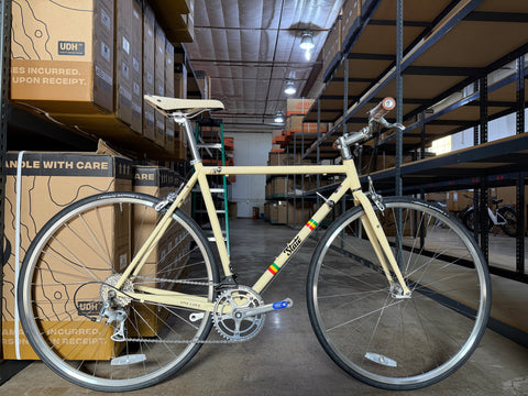 #OBI – 4130 Road (8-Speed) | Bob Marley Edition – Tan (Size 55cm, Like-New / Open Box Item)