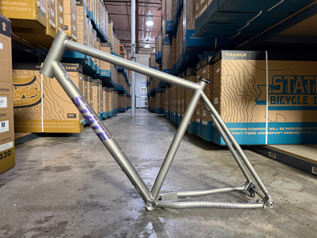 product #1504 – Titanium All-Road Frame | Titanium (Size S / 52cm, Like-New / Open Box Condition)