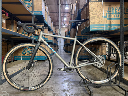 product #1542 – Titanium All-Road |700c / SRAM Apex / ENVE Wheels / 47c Gum Tires (Size S, Very Good Condition)