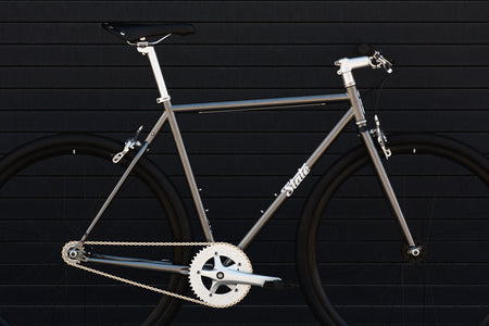 product 4130 Steel - Fixed Gear / Single-Speed - Frame Set - Hammered Powder Coat