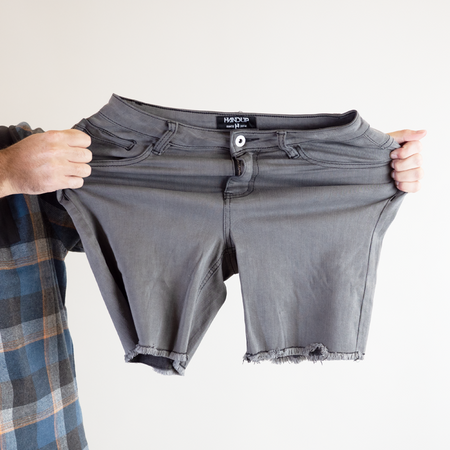 product Stretch Jorts - Faded Grey by Handup Gloves
