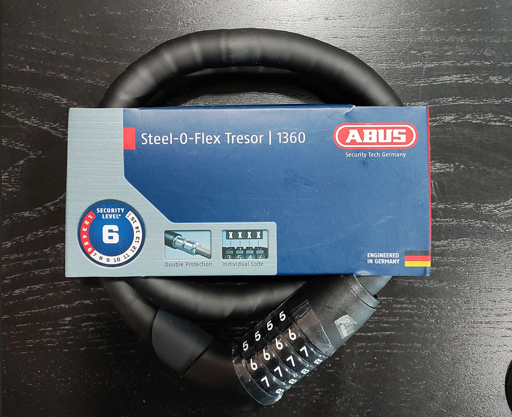 #RS5 - ABUS Steel-O-Flex Tresor 1360 Lock - Like-New Condition