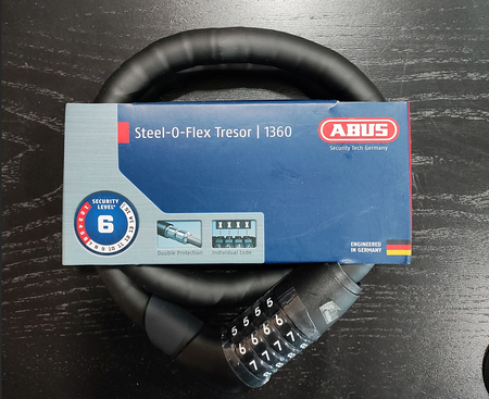 product #RS5 - ABUS Steel-O-Flex Tresor 1360 Lock - Like-New Condition