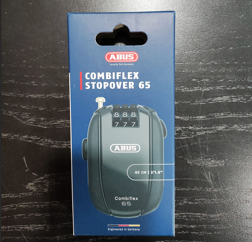 #RS8 - ABUS 95461 Combiflex Break 65, Bike Lock with Extendable Steel Cable - Like-New Condition