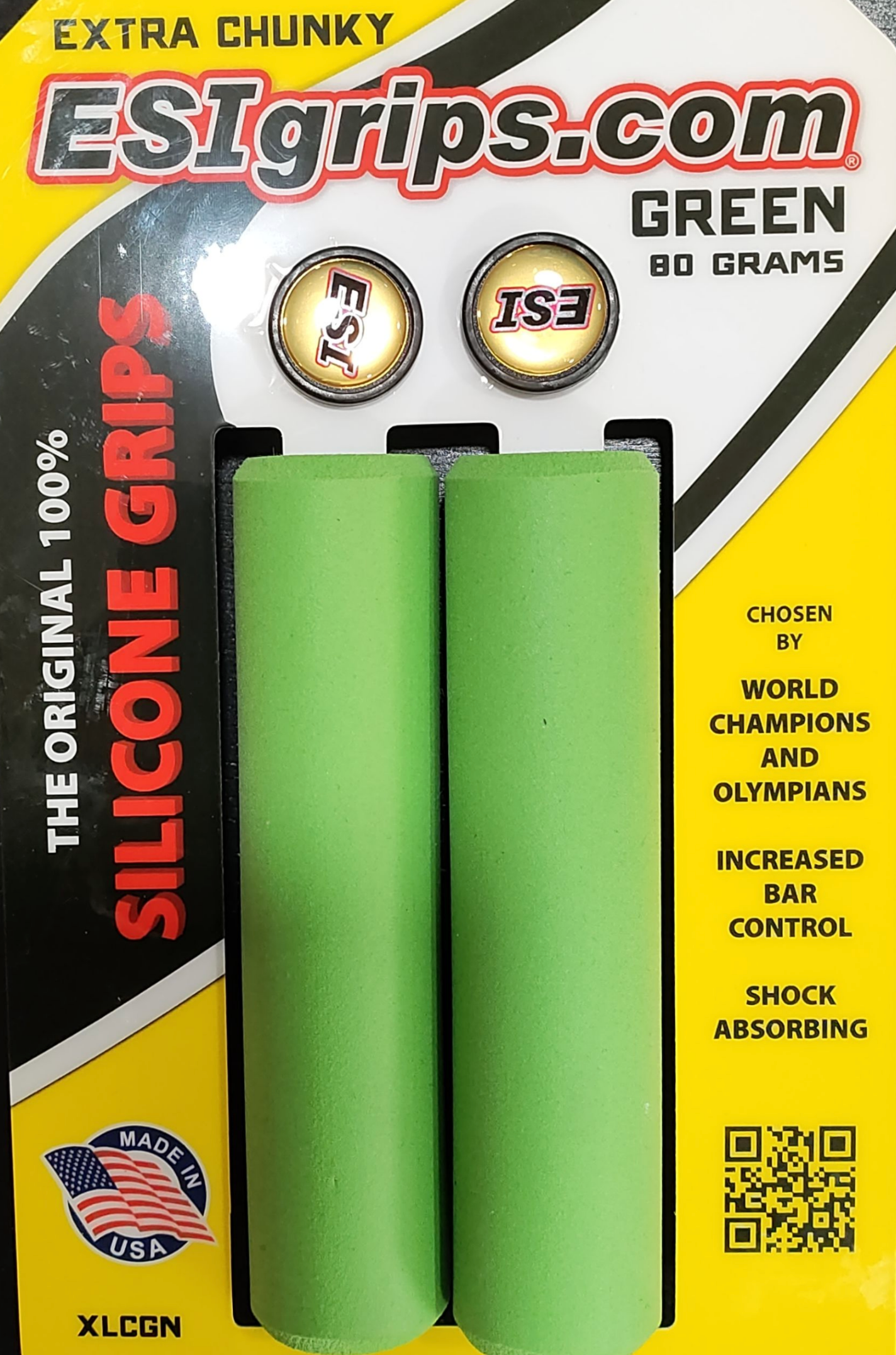 #RS34 - ESI Grips, EXTRA-Chunky, Green