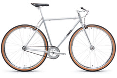 4130 - Satin Silver – (Fixed Gear / Single-Speed)