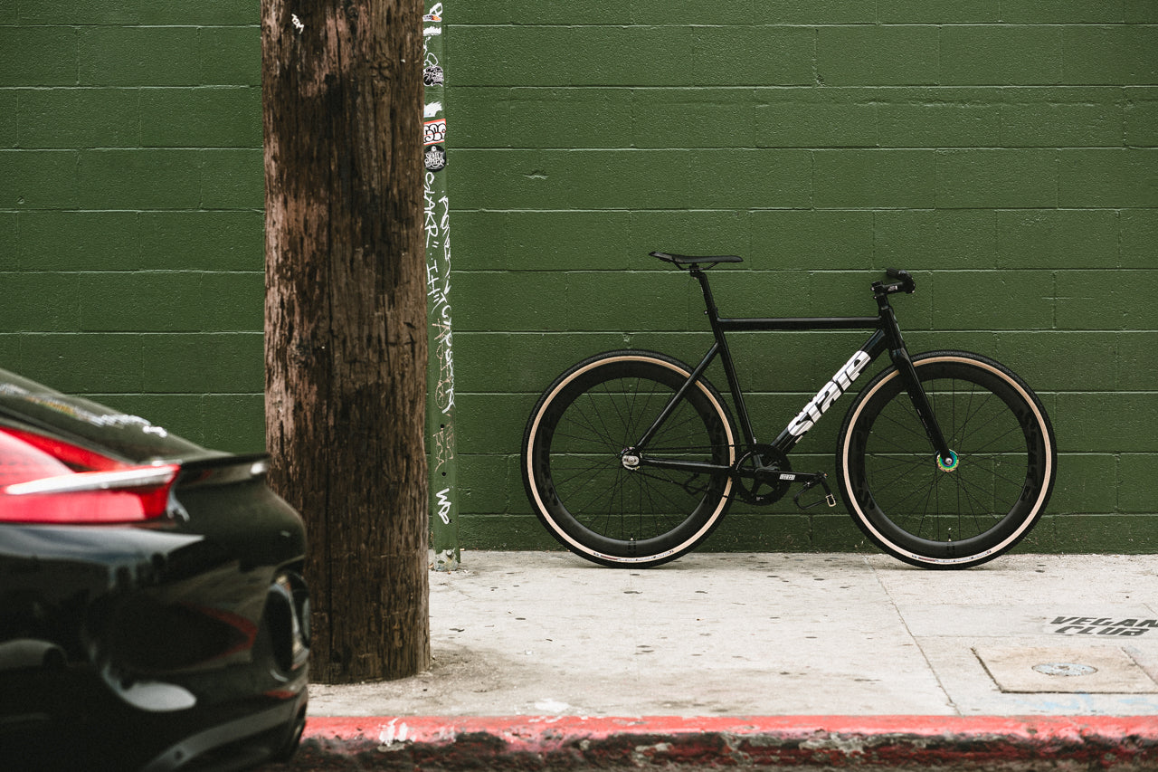 carbon fixed gear wheelset State Bicycle Co. - GRT55 Carbon Fixed-Gear Wheelset