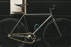 State Bicycle Co. - Metallic Series Bottle Cage -Glacier (Blue / Silver)