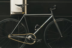 State Bicycle Co. - Metallic Series Bottle Cage -Shadow Chrome (Black / Silver)