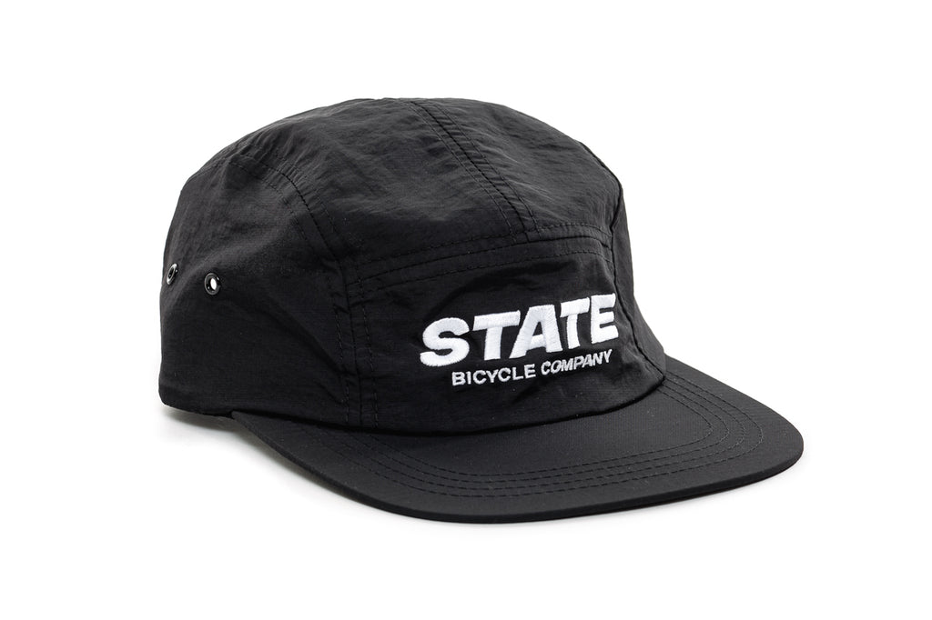 State Bicycle Co. - Nylon Runner's 5-Pannel Hat (Black)