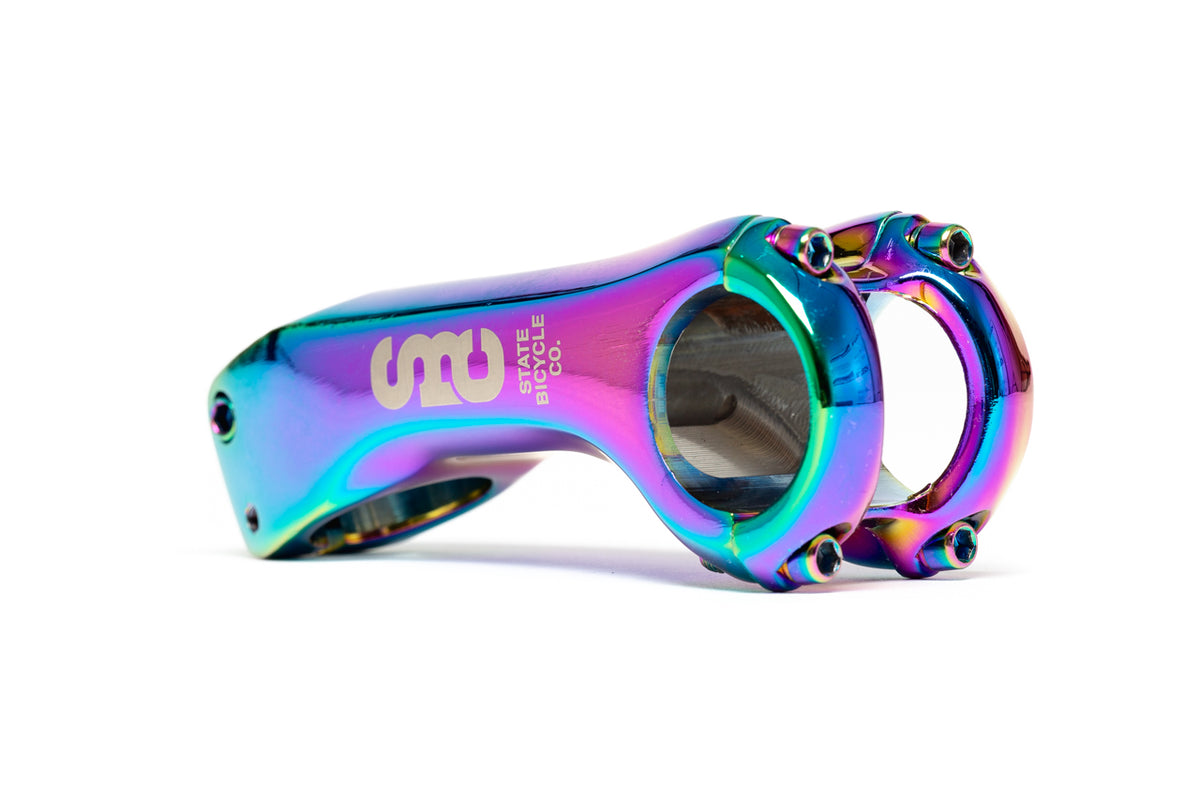 State Bicycle Co. - "Galaxy" Oil Slick Stem (31.8mm)