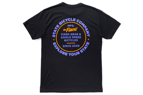 State Bicycle Co. - "Manufacturing The Finest" - Premium T-Shirt ("Suns")