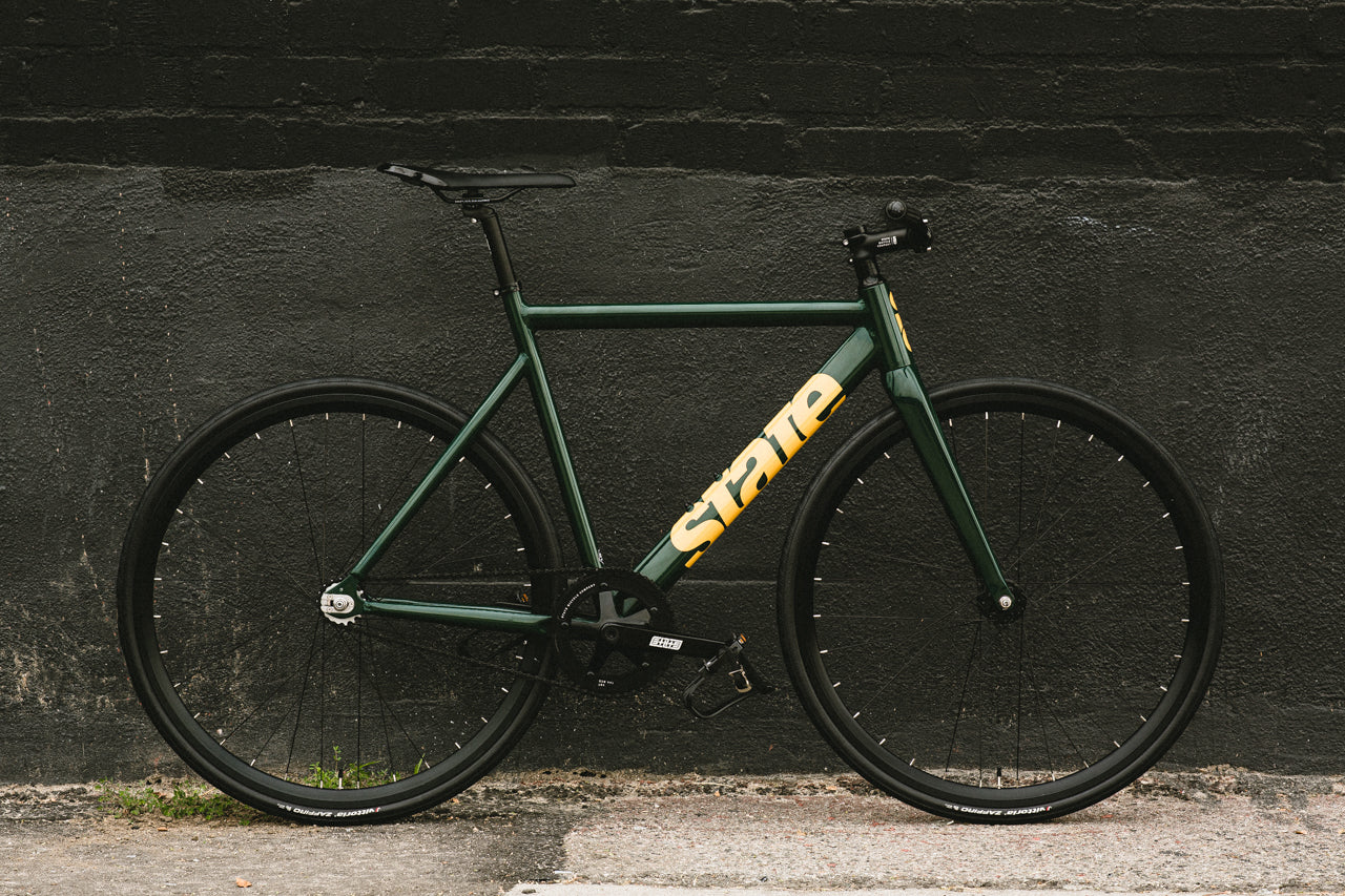 Motor Reeen Leader Fixie Fixie Bikes Black And Green