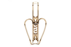 State Bicycle Co. Monogram 6061 Aluminum Anodized Bottle Cage - Brass