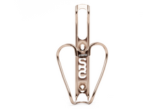 State Bicycle Co. Monogram 6061 Aluminum Anodized Bottle Cage - Champagne