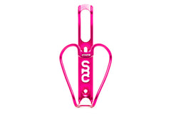 State Bicycle Co. Monogram 6061 Aluminum Anodized Bottle Cage - Pink